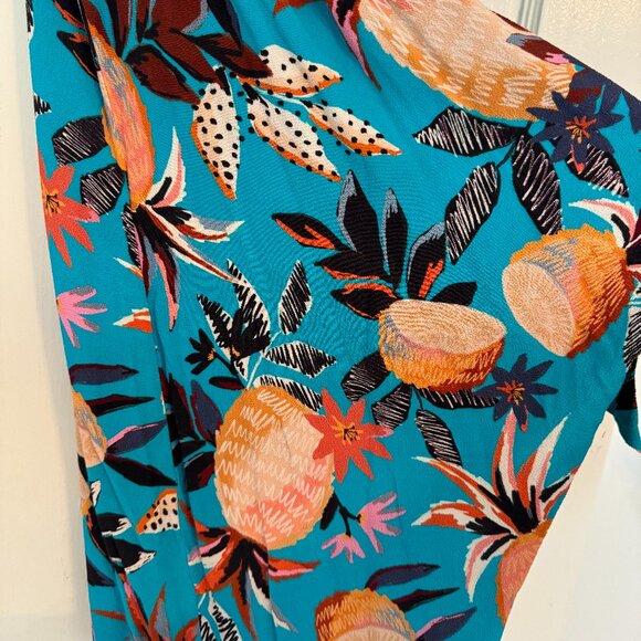 Farm Rio Tropical Print Spaghetti Strap Mini Dress - Size S - Picture 5 of 9